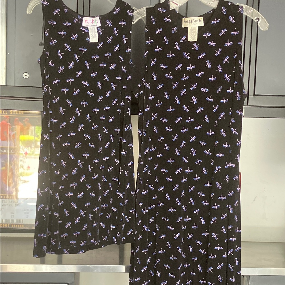 Mommy and me matching dresses